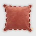 Kussenhoes | Mirage Scallop Rabarber kussenhoes van Sanctuary Living