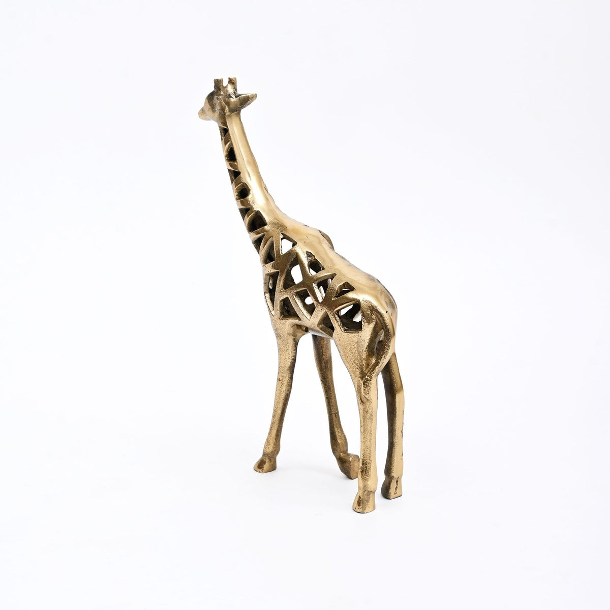 Decoratief gouden giraffebeeld – moderne huiskunst