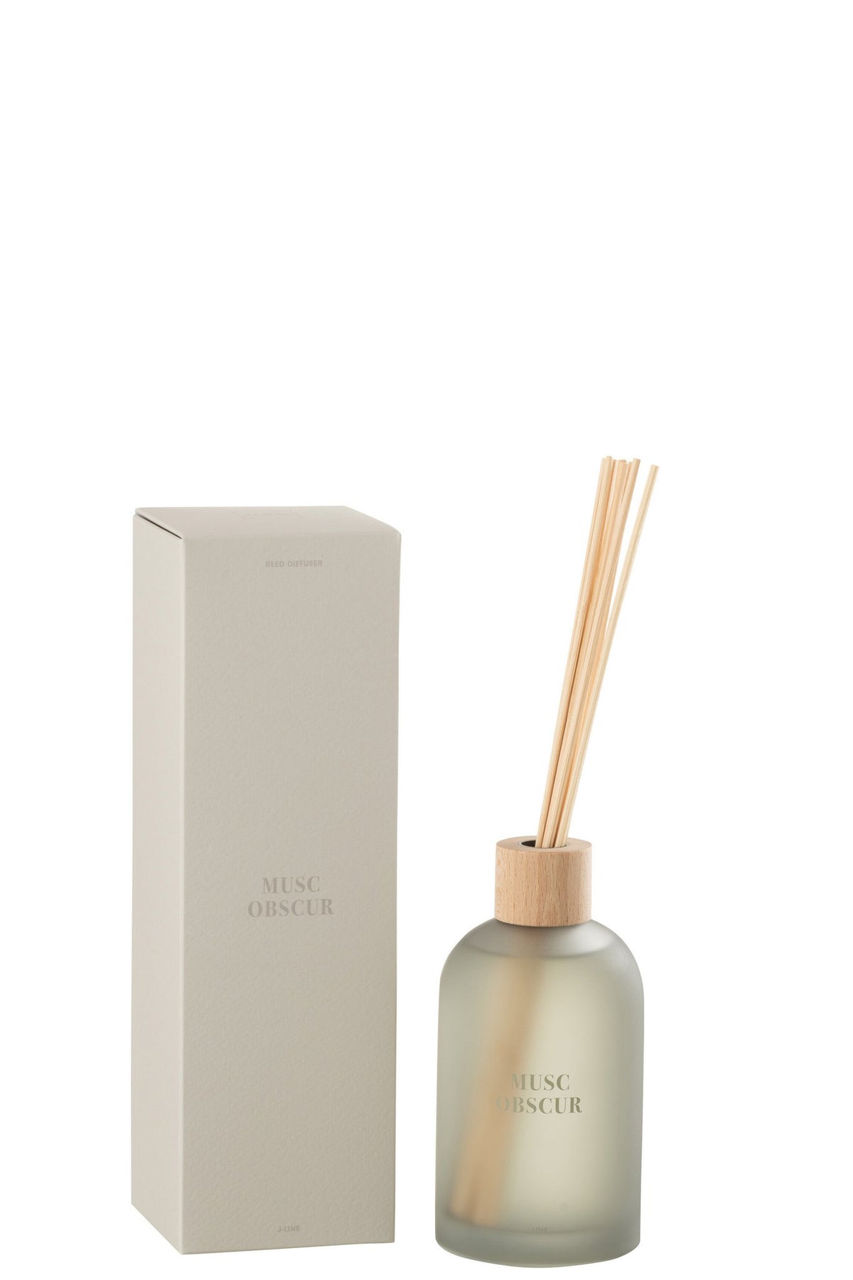 J-Line geurstokjes Accords Essentiels - Musc Obscur - blauw - 250 ml