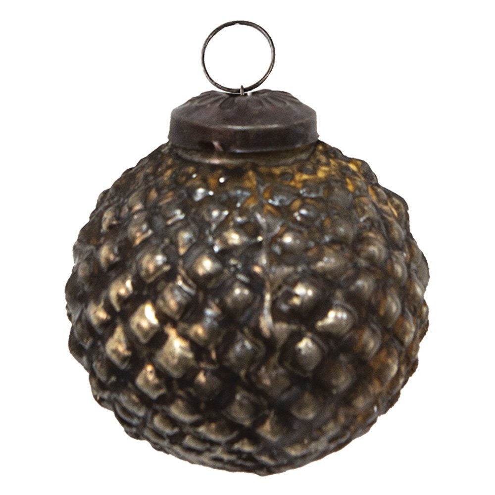 Kerstbal Ø 5 cm Bruin Glas Kerstdecoratie