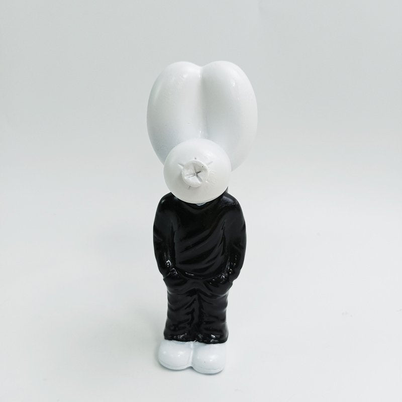 Polyresin trendballon hond