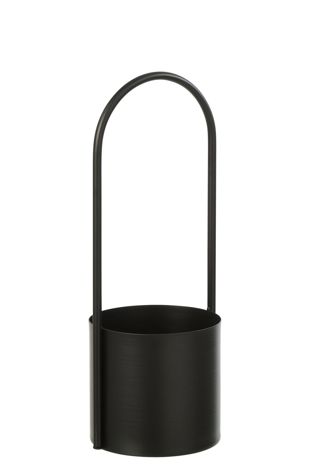 J-Line bloempot - ijzer - zwart - L