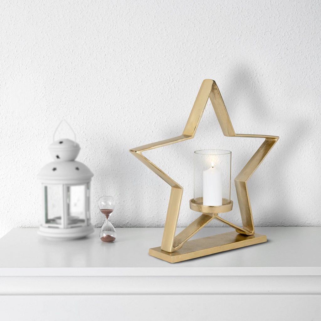 Windlicht Mukayl Goud 470x115x460cm