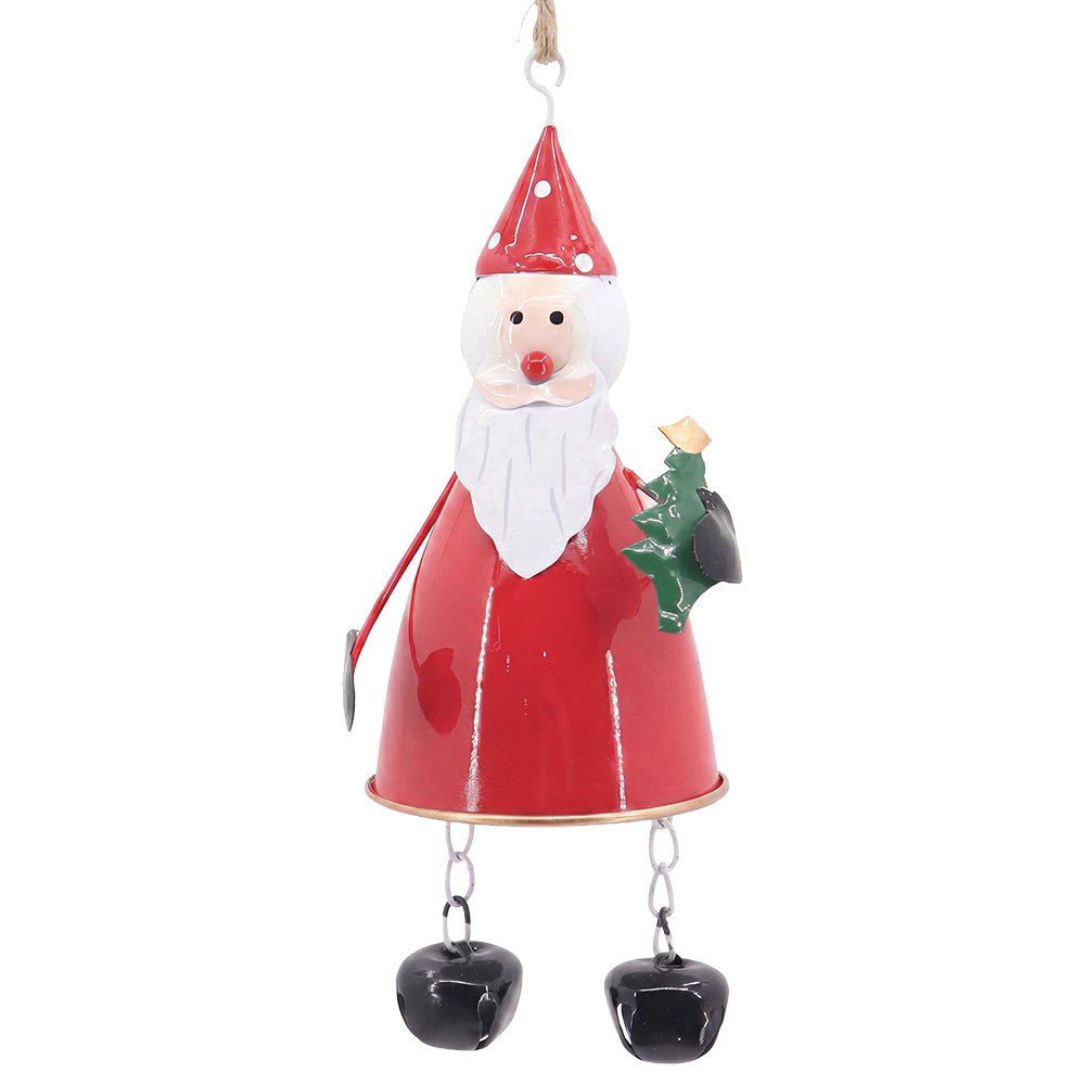 Kersthanger Kerstman Rood Metaal