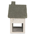 Decoratie Beeld Huis 12x7x15 cm Wit Metaal