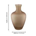 Vaas Longkali Bruin 40x65 cm