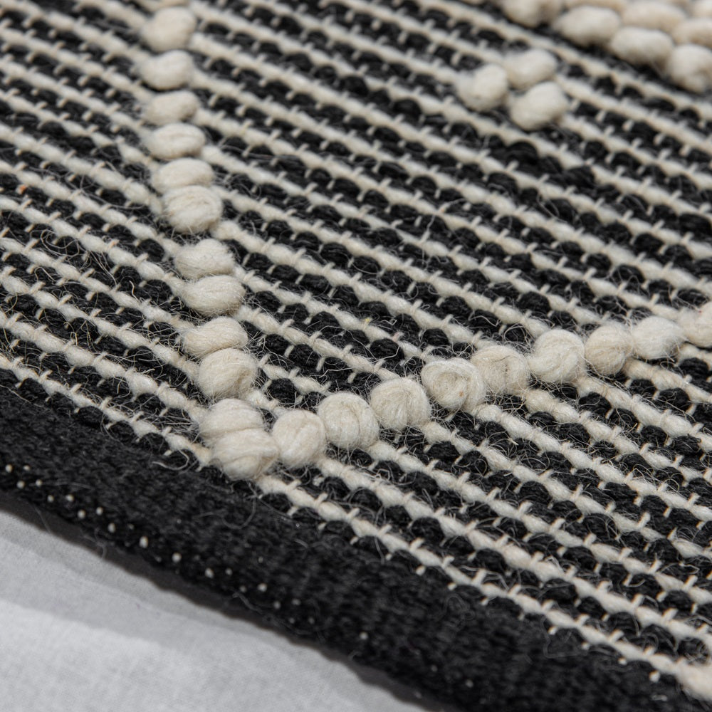 Karpet wol Kiet 200x290cm grijs
