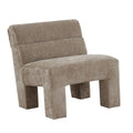 Fauteuil Micha in stof taupe**