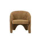 Fauteuil Elle in stof chenille oker*