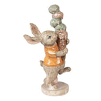 Decoratie Beeld Konijn 16x10x28 cm Beige Kunststof