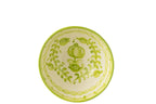 J-Line kom Granada High - keramiek - wit/groen - large - Ø 28 cm