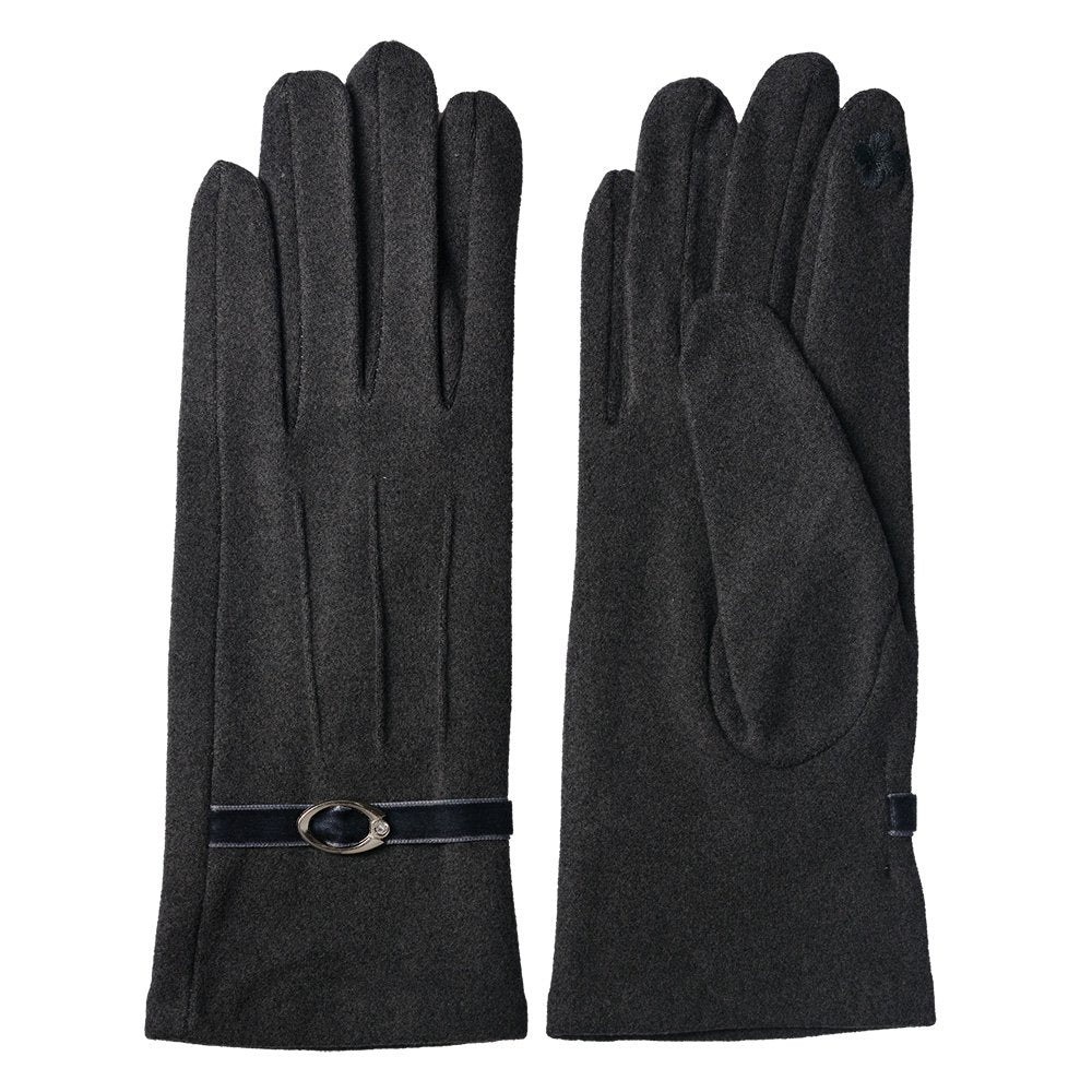 Handschoenen Winter 8x22 cm Grijs Polyester