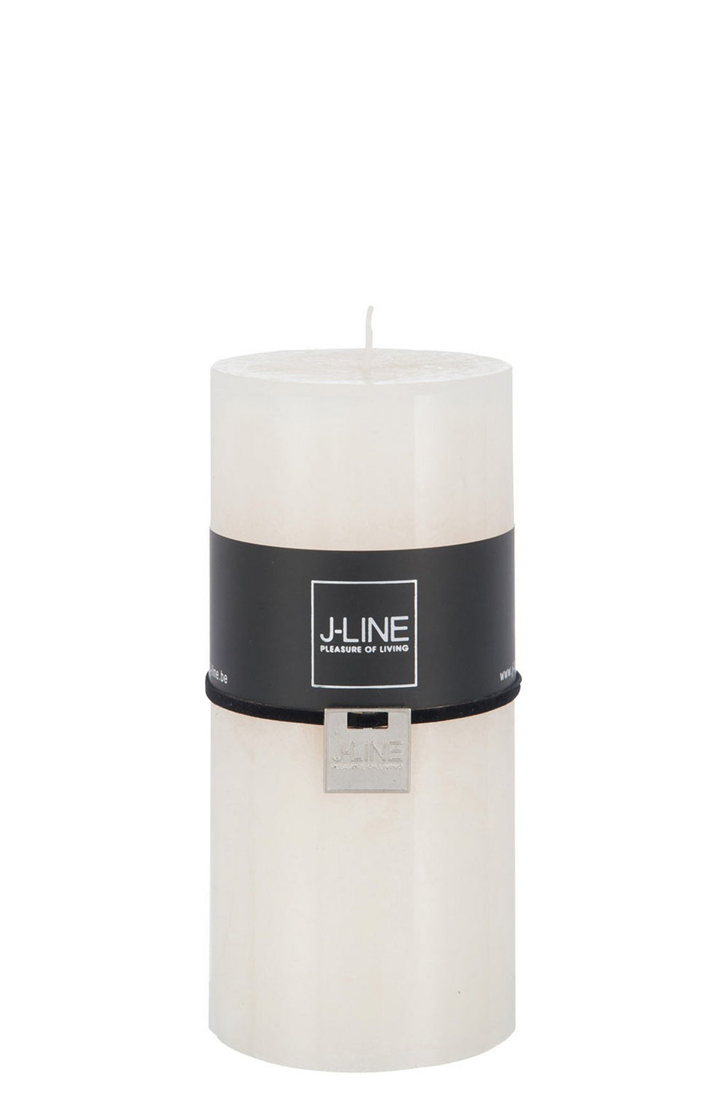 J-Line cilinderkaars - vanille - wit - large - 52U