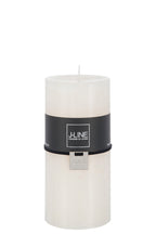 J-Line cilinderkaars - vanille - wit - large - 52U