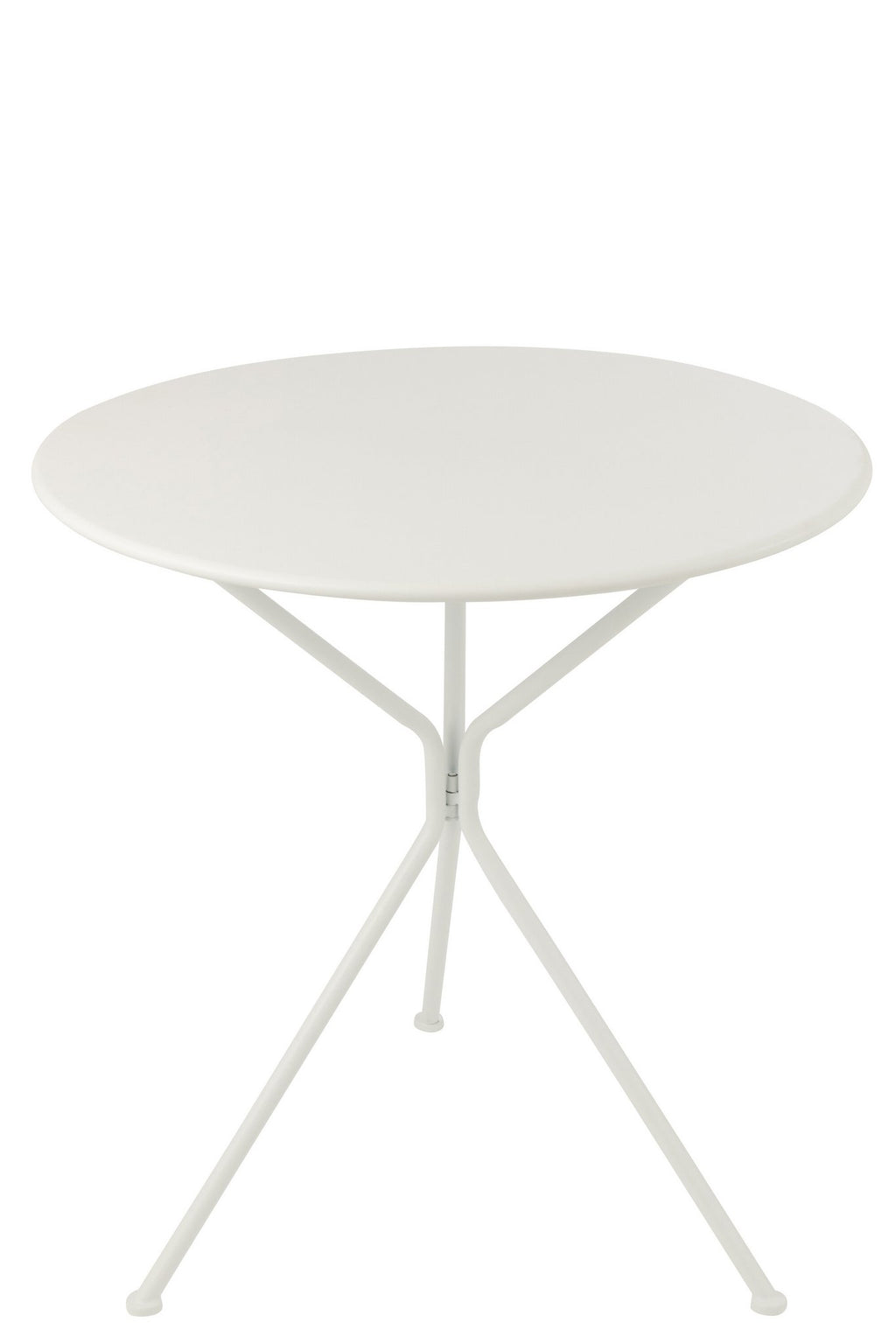 J-Line tafel Tripod Rond - metaal - wit - L