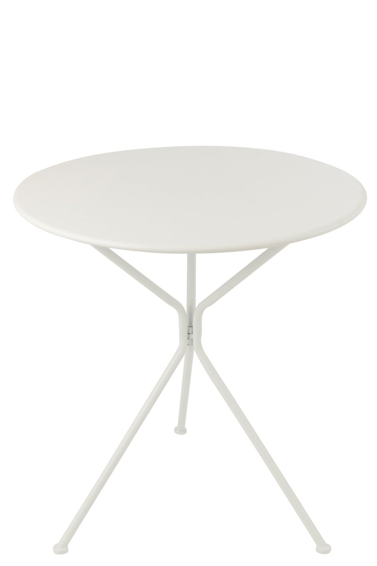J-Line tafel Tripod Rond - metaal - wit - L
