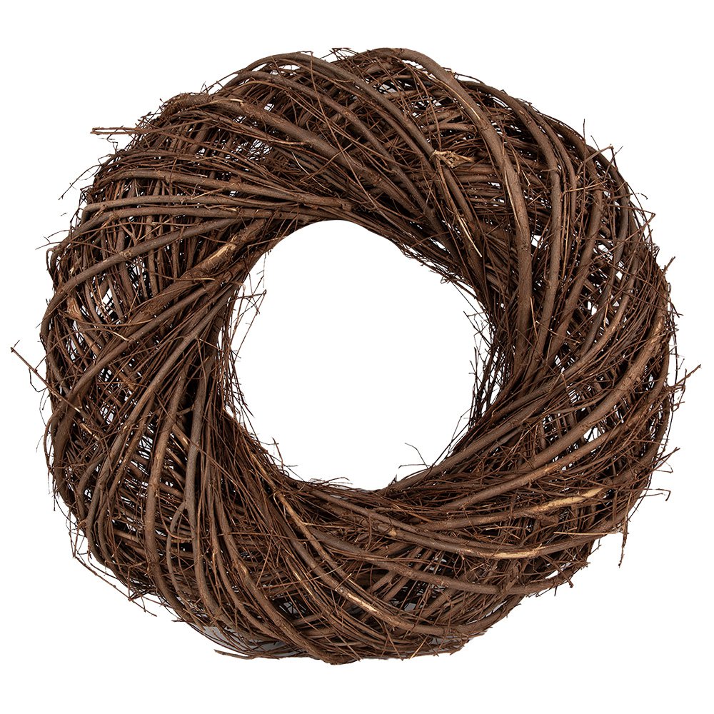Krans Ø 45x12 cm Bruin Rotan