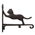 Wandhaak Kat 26x5x23 cm Bruin Metaal