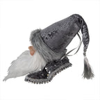 Kersthanger Kerstman 10x9x28 cm Grijs Kunststof Kerstboomversiering
