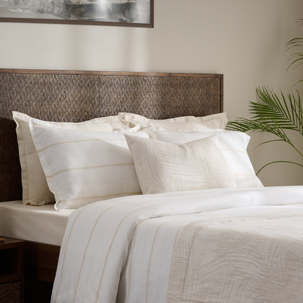 Bedset | Jacquard Palmschaduw | Koning, 8-delige set