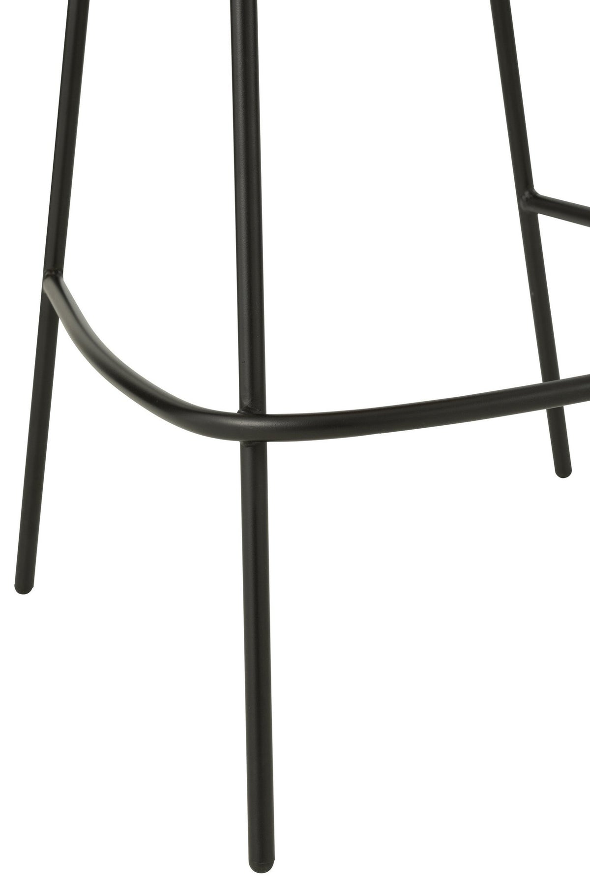 J-Line barkruk - ijzer - terracotta/zwart
