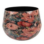 Vaas Ø 13x10 cm Roze Metaal