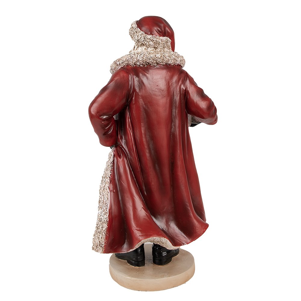 Beeld Kerstman 33 cm Rood Polyresin Kerstfiguren
