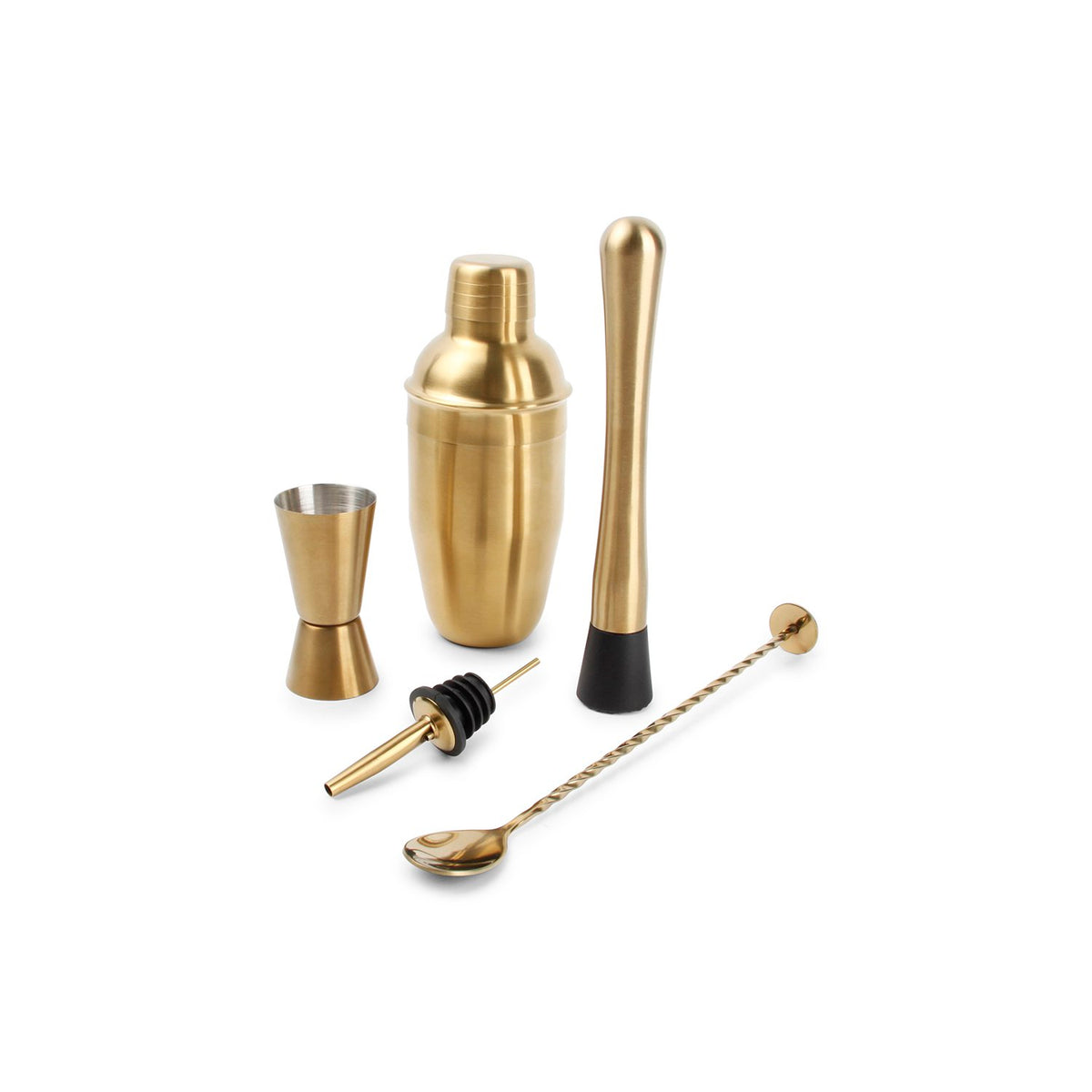 Cocktailset 7 stuks gouden bar