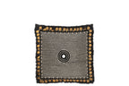 J-Line kussen Ibiza - textiel - zwart