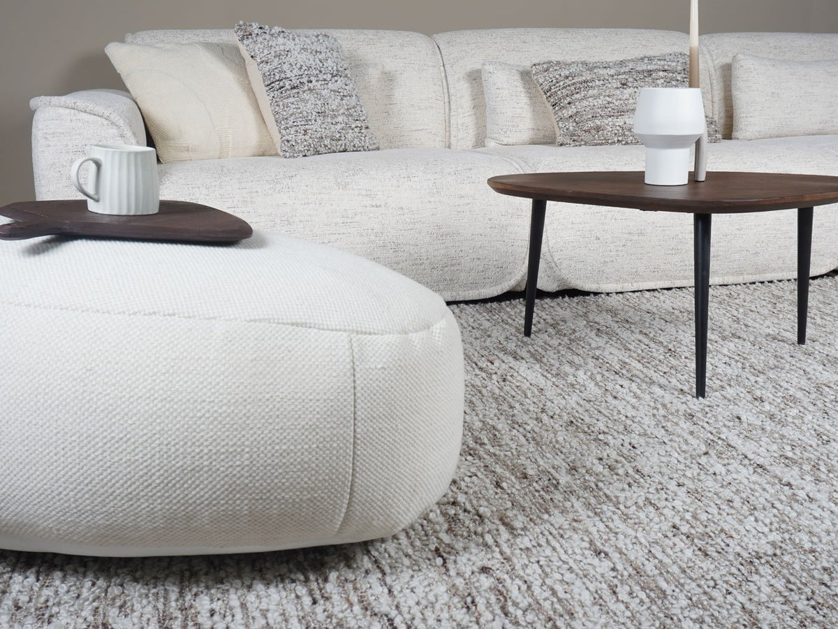 Vloerkleed Mica Naturel/Brown 160 x 230 cm