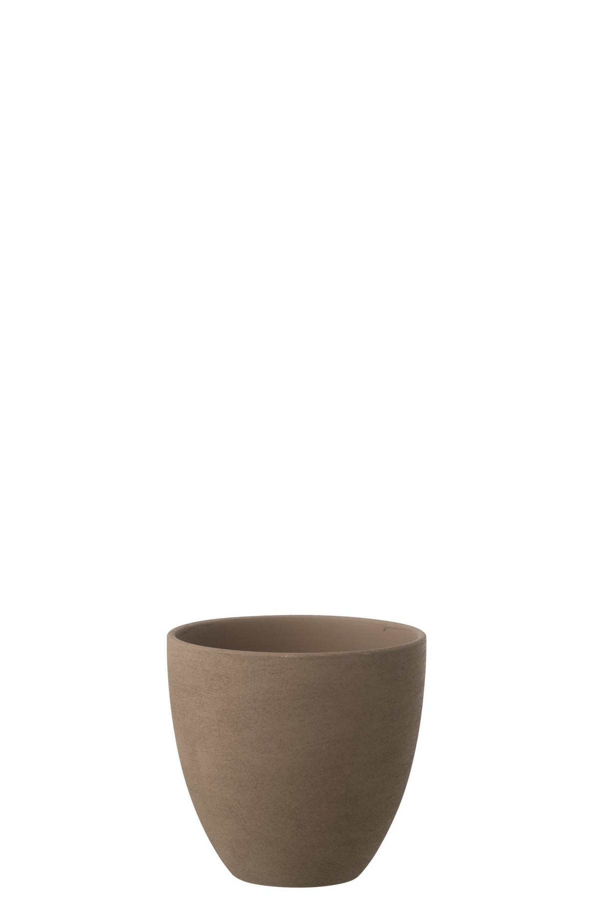 J-Line bloempot Rond - keramiek - taupe - M