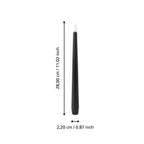 LED Kaars Kavieng Zwart 28x2cm