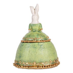 Sieradendoos Beige Groen, Kunststof 18x15x24 cm