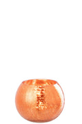 J-Line windlicht Bal Craquelé - glas - goud - large