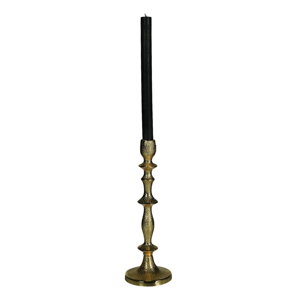 Kandelaar champagne goud medium h30 dia 10cm