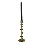 Kandelaar champagne goud medium h30 dia 10cm