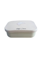 Siliconen broodtrommel – Croissant- Beige