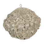 Kerstbal Ø 8 cm Goudkleurig Kunststof Kerstboomversiering