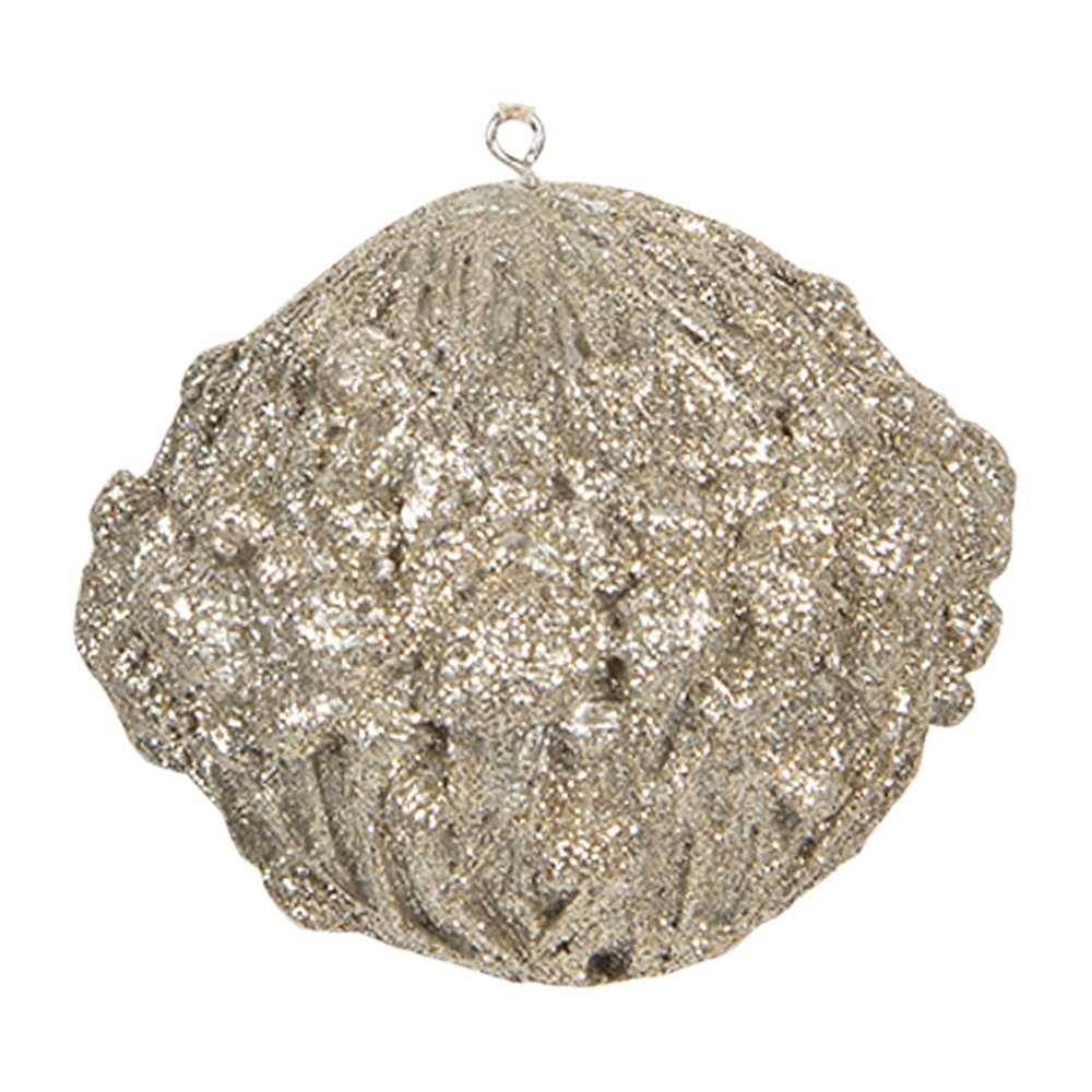 Kerstbal Ø 8 cm Goudkleurig Kunststof Kerstboomversiering