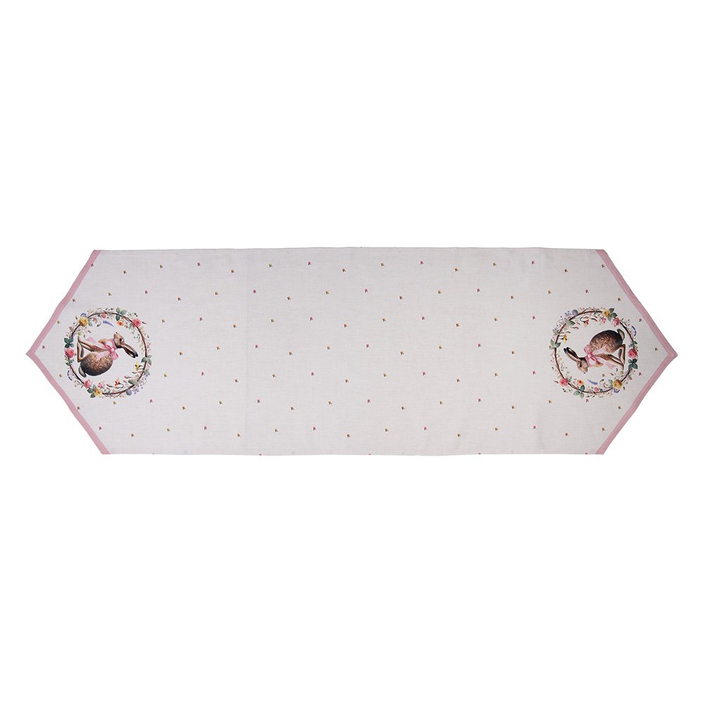 Tafelloper 50x160 cm Beige Katoen