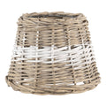 Lampenkap Ø 20x15 cm Bruin Rotan Stoffen Lampenkap
