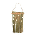 Hanger gras schelpen 38x58cm natuur