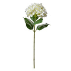 Kunstbloem Hortensia 68 cm Beige Kunststof