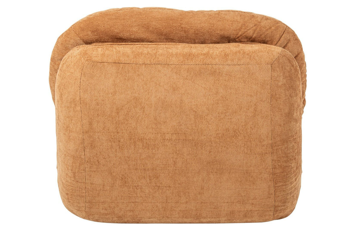J-Line Gecomprimeerde chaise longue - schuim - oranje