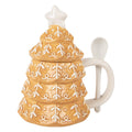Mok Kerstboom 350 ml Bruin Keramiek