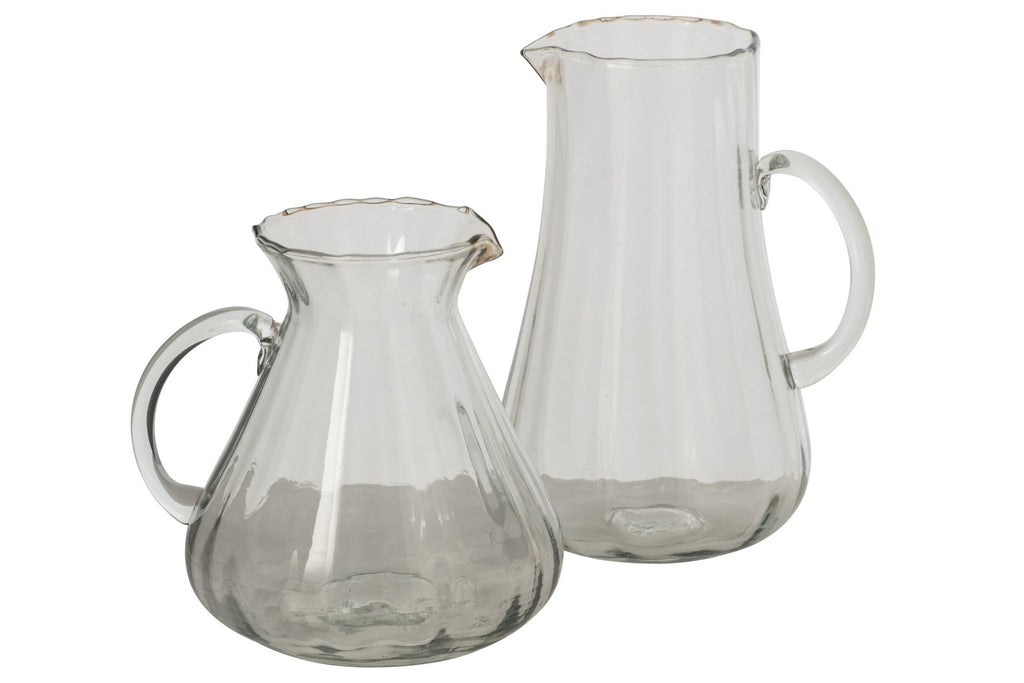 J-Line karaf - glas - transparant - large