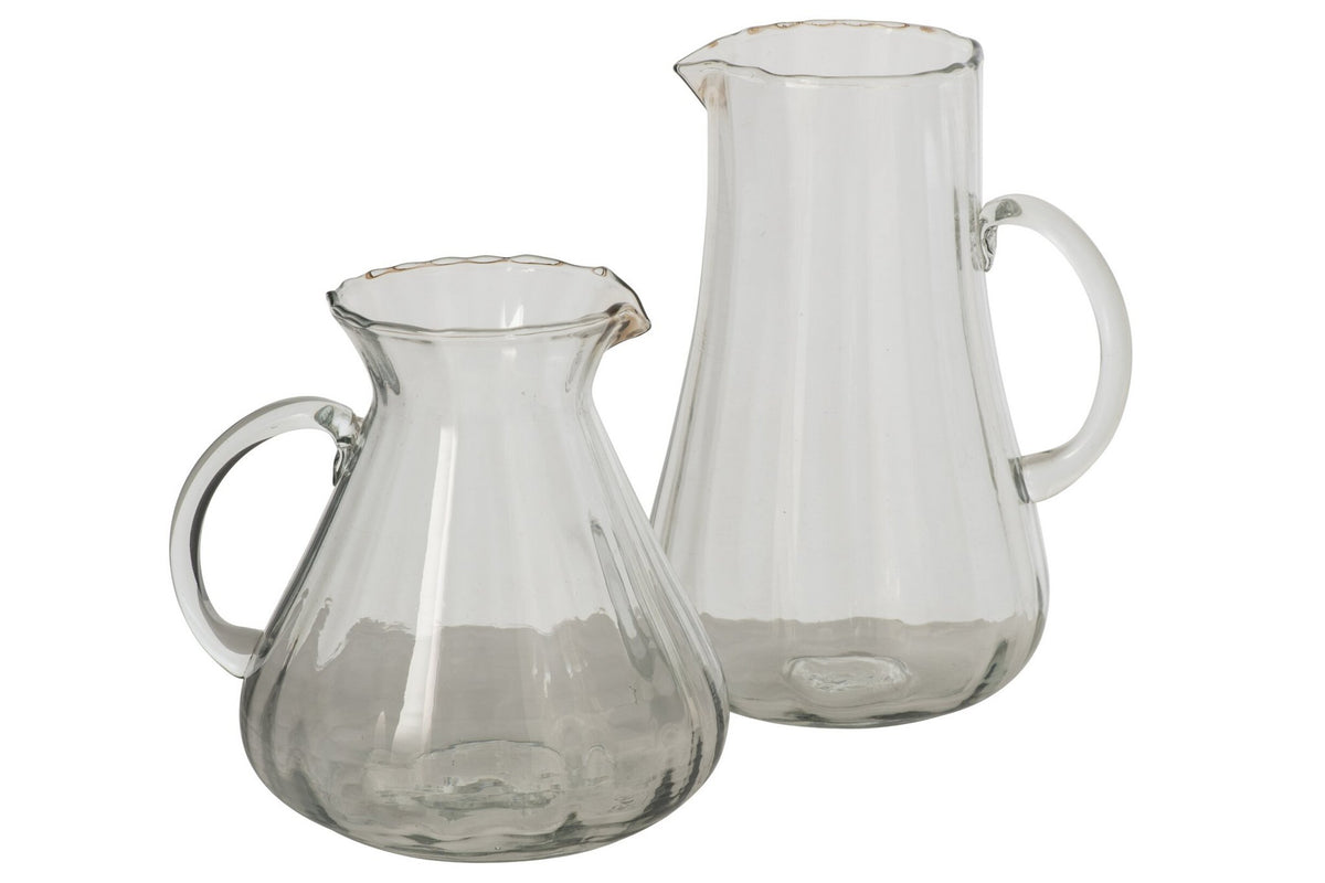J-Line karaf - glas - transparant - large