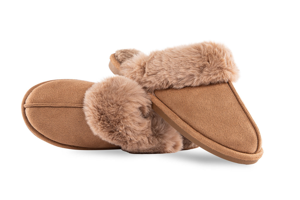 Suede Slippers Snuggs
