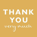 Cadeau kaartjes - Thank you - 20 stuks