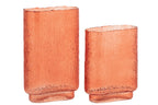 J-Line vaas - glas - oranje - large